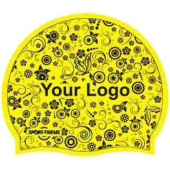Printed Silicone Swimming Cap -Swimming Equipment Sale 340 0119 7